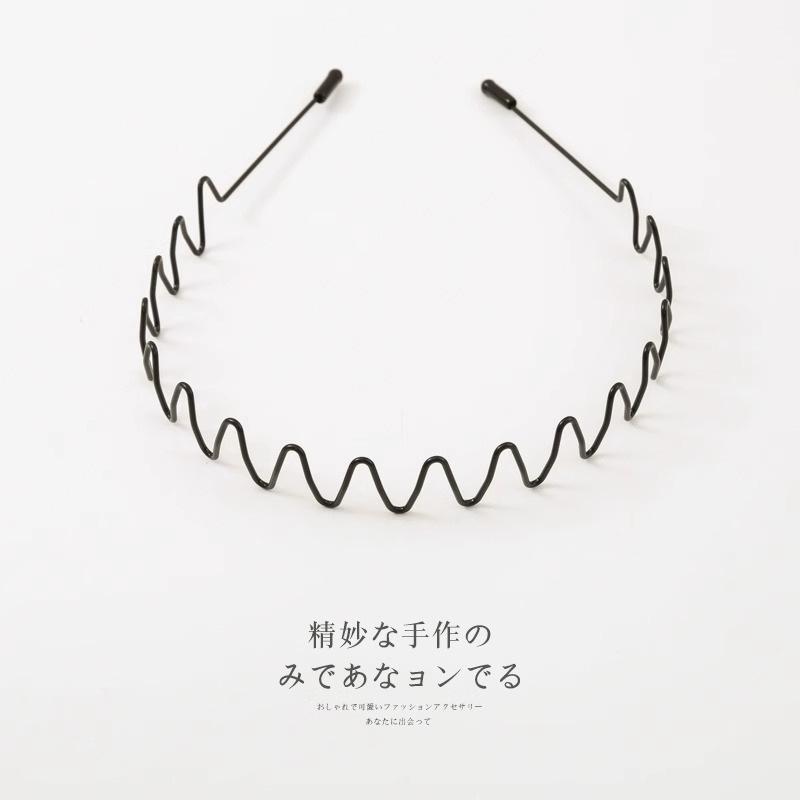 

5packs Unisex Metal Headband,serrat Adjustable Wavy Metal Headband,suitable for Sports,daily Wear,all Seasons Outdoor Activities Size fits all жовтий