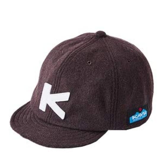 

[Kavu] Kids Wool Baseball Cap (Brown)