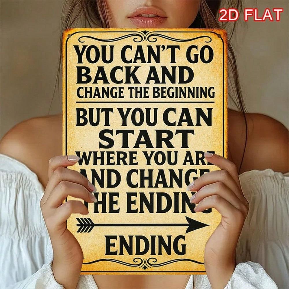 Retro Metal Paintings, Furniture, Living Room Decoration 20x30cm