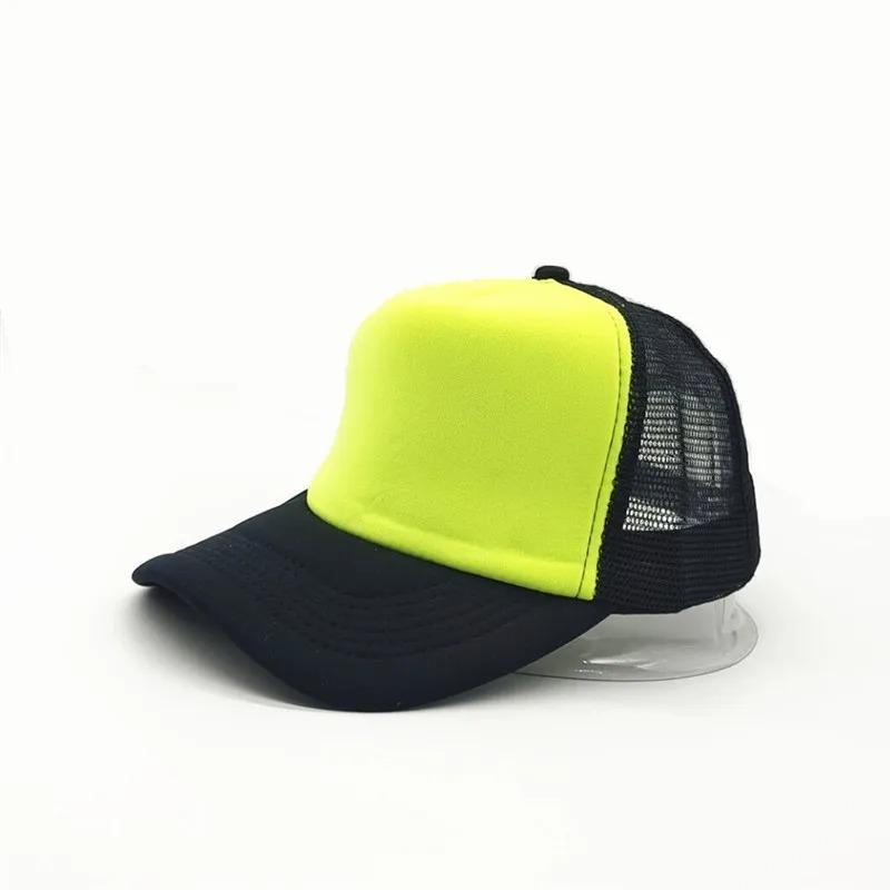 Unisex Cheaper 5 Panel Trucker Hat For Adult Summer Net Baseball Cap Men Women For Him Her Blank Mesh Adjustable Sun Hat Visor