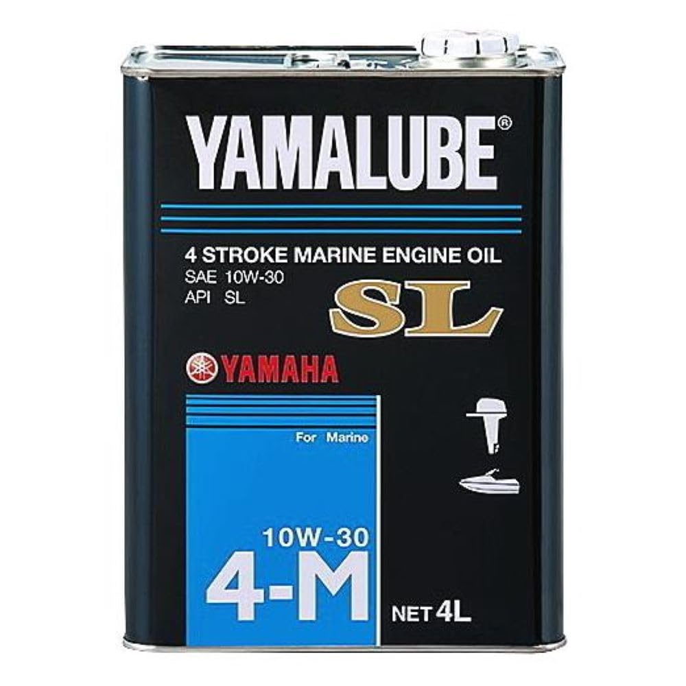 Yamaha Motor (Yamaha) YAMALUBE Marine Oil SL 4L Steel Can 10W-30 4-Stroke Engine Oil 90790-71512