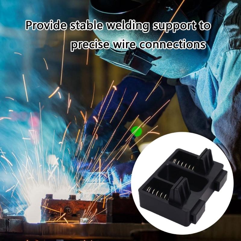 2Pieces Wire Soldering Fixture Clamp with Adjustable Design for Home Appliance Maintenance and Modifications Welding