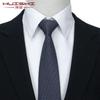 Men's Premium 7.5cm Plaid Polyester Tie for Business, Casual, Wedding, or Best Man Suit.
