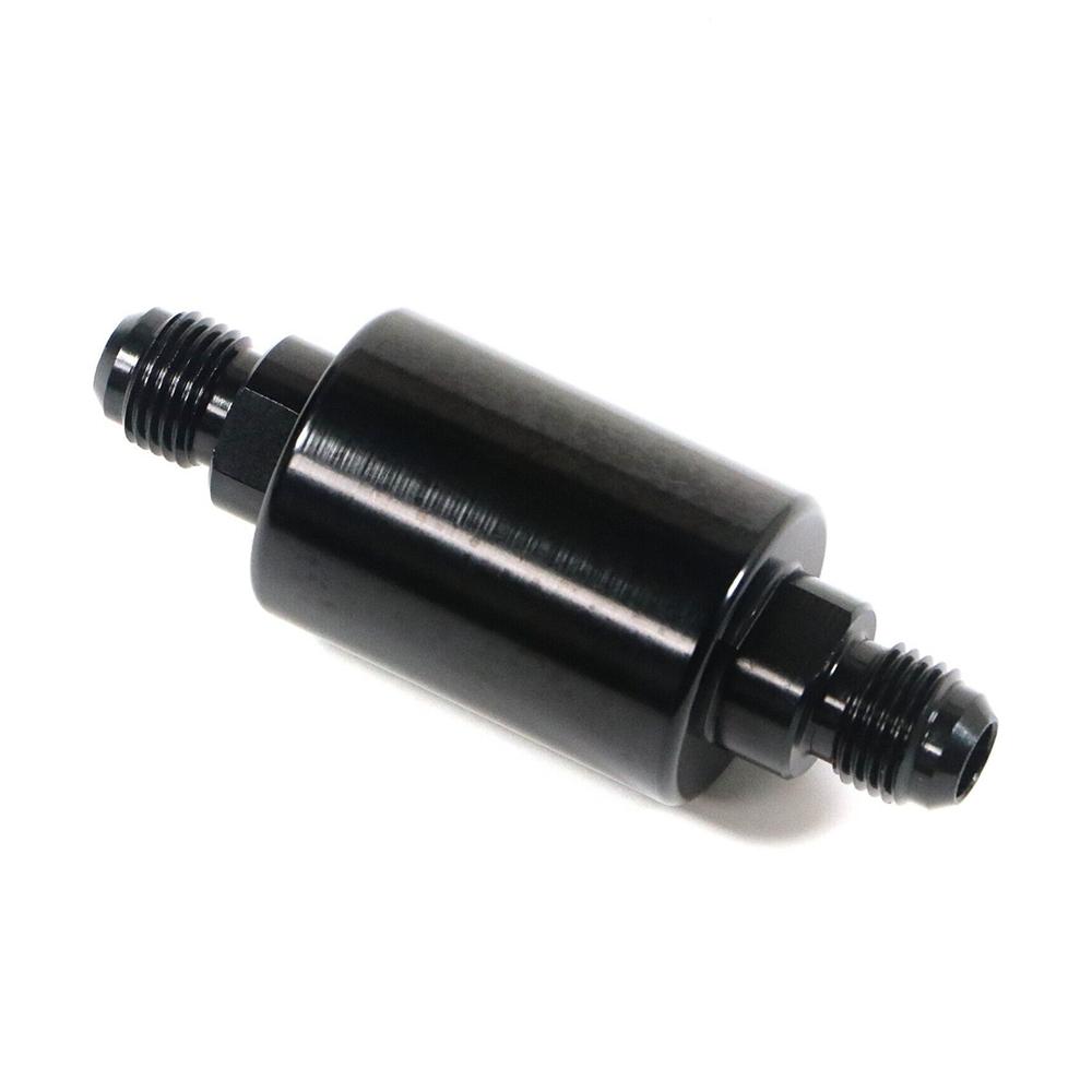 Universal -6AN Inline Fuel Filter High Flow 100 Micron Cleanable AN6 6AN