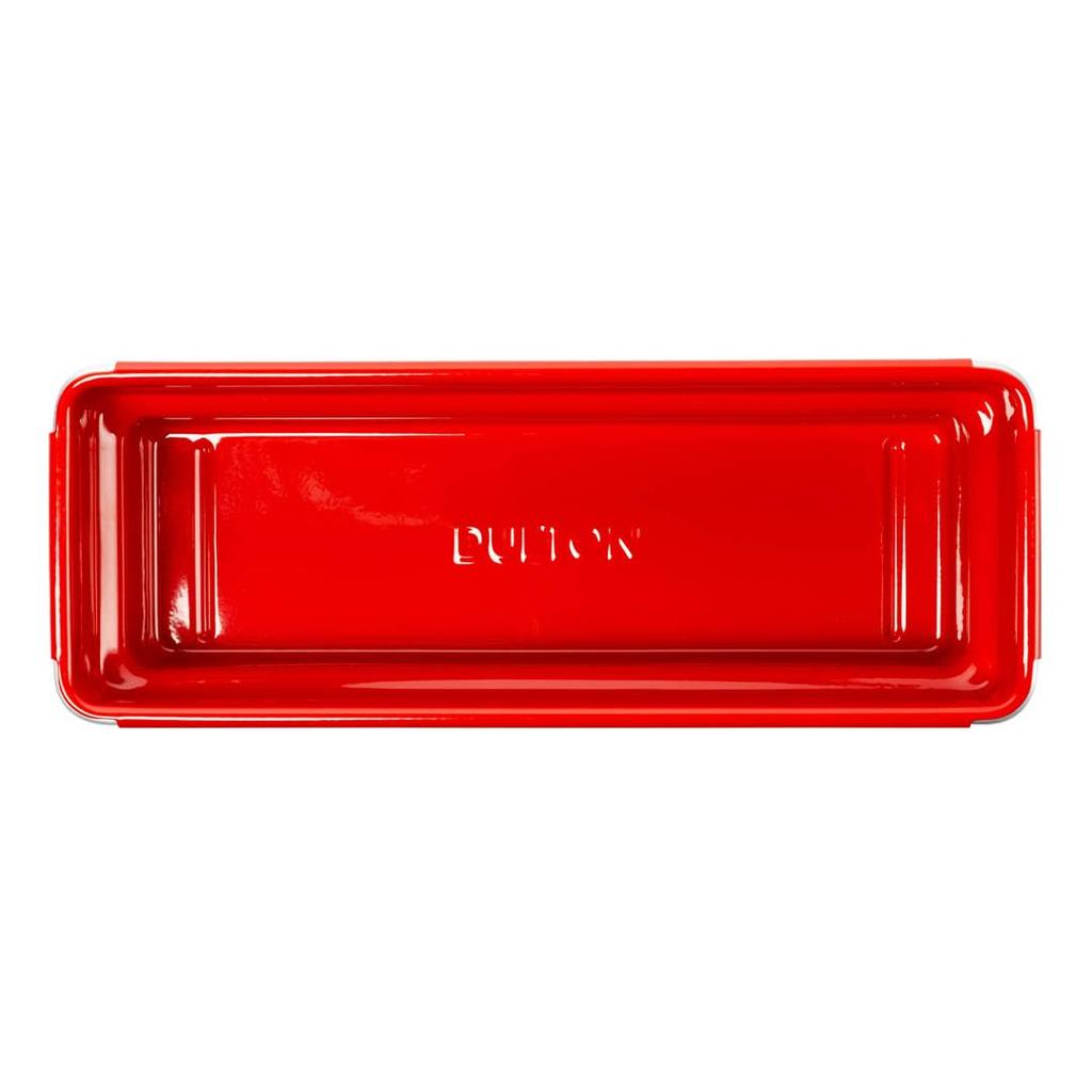 Dalton OBLONG TRAY Steel Cutlery Tray, Red, 125-391