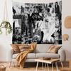 Anime Vagabond Tapestry Art Printing Japanese Wall Tapestry Anime Wall Hanging Home Decor
