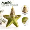 Christmas Foam Glitter, Tree Star and Shaped Hanging Ornaments for Holiday Decorations