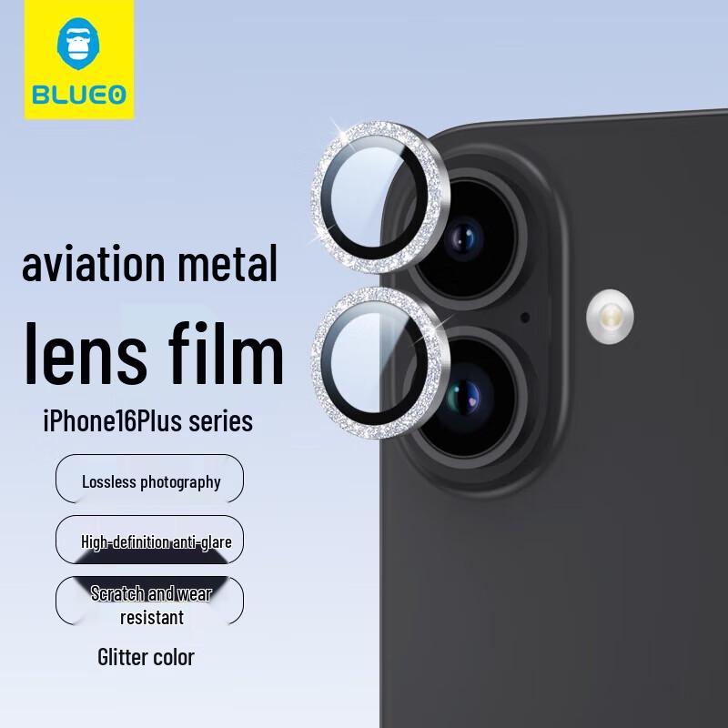 

Apple iPhone 16/16 Plus Tempered Glass Lens Protector