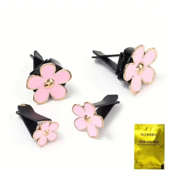 1set Car Air Vent Perfume Clip Cute Cars Aroma Diffuser Creative Girly Auto Interior Decoration