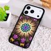 Mandala Flower Totem Phone Case for iPhone 17 Air 16 15 11 12 14 13 Pro Max Shockproof Cover