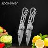 WXCOO Stainless Steel Pocket Knife Kitchen Accessories Cooking Durable Kitchen Paring Knives Folding Fruit Knife Meat Cleaver