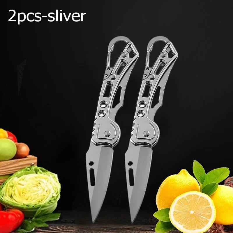 WXCOO Stainless Steel Pocket Knife Kitchen Accessories Cooking Durable Kitchen Paring Knives Folding Fruit Knife Meat Cleaver