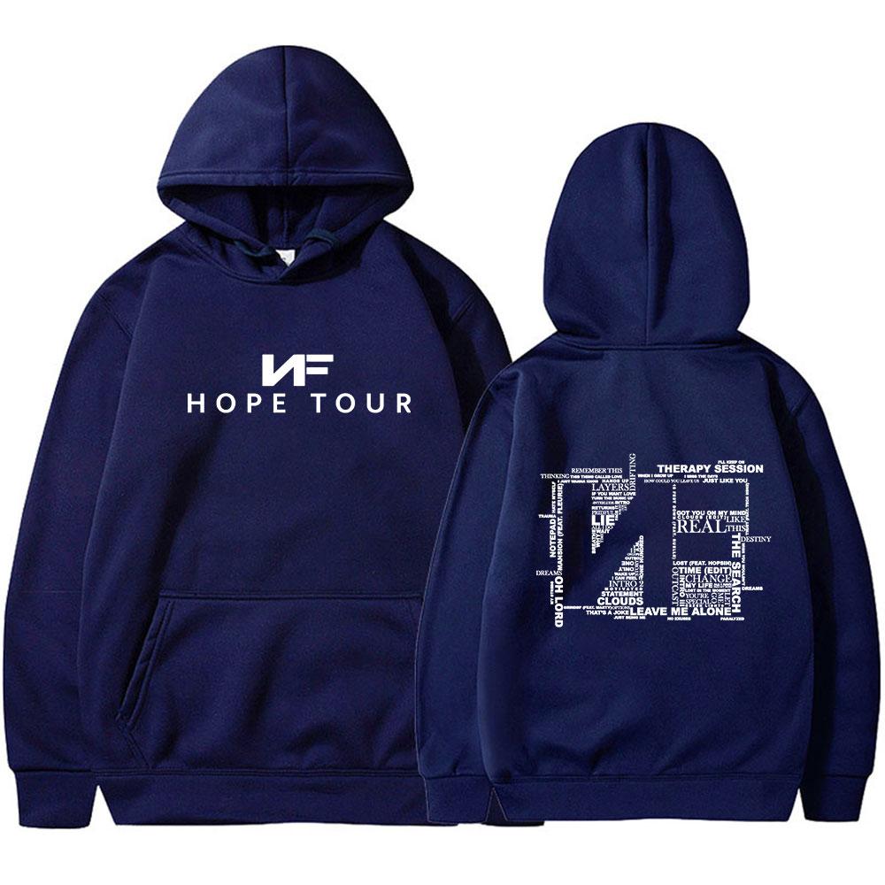 Rapper Nf Hope Tour Concert Hoodies Men Women Fashion Hip Hop Long Sleeve Sweatshirts Casual Soft Oversized Pullovers Fans Gift