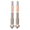 2 Pcs Quick Swap Nozzle Replacement for QIDI PLUS 4 3D Printer Extruder Integrated Nozzle 0.2mm