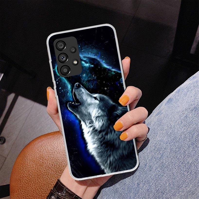Angry Animal Wolf Fierce Phone Case For Samsung Galaxy A17 A16 A15 A14 A13 A57 A56 A55 A54 A53 A37 A36 A35 A34 A33 A26 A25 A24 A
