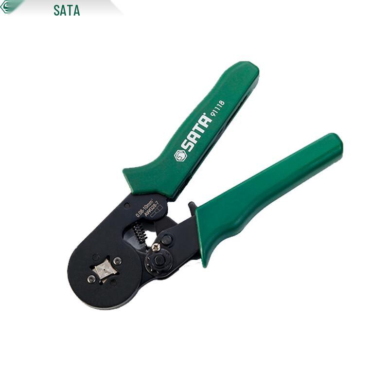 SATA Self-Adjusting European Terminal Crimping Pliers 7-inch