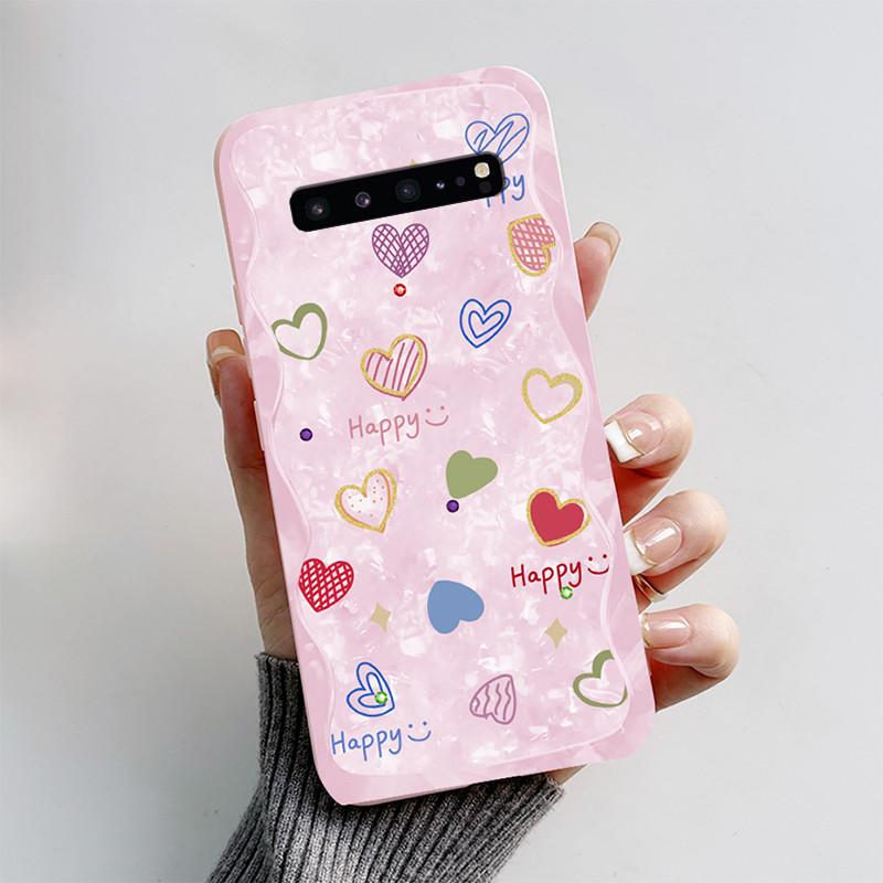 For Samsung S10 5G Case Cute Cartoon Soft Silicone Matte Slim Protective Phone Cover For Samsung Galaxy S10 5G G977N Case Coque