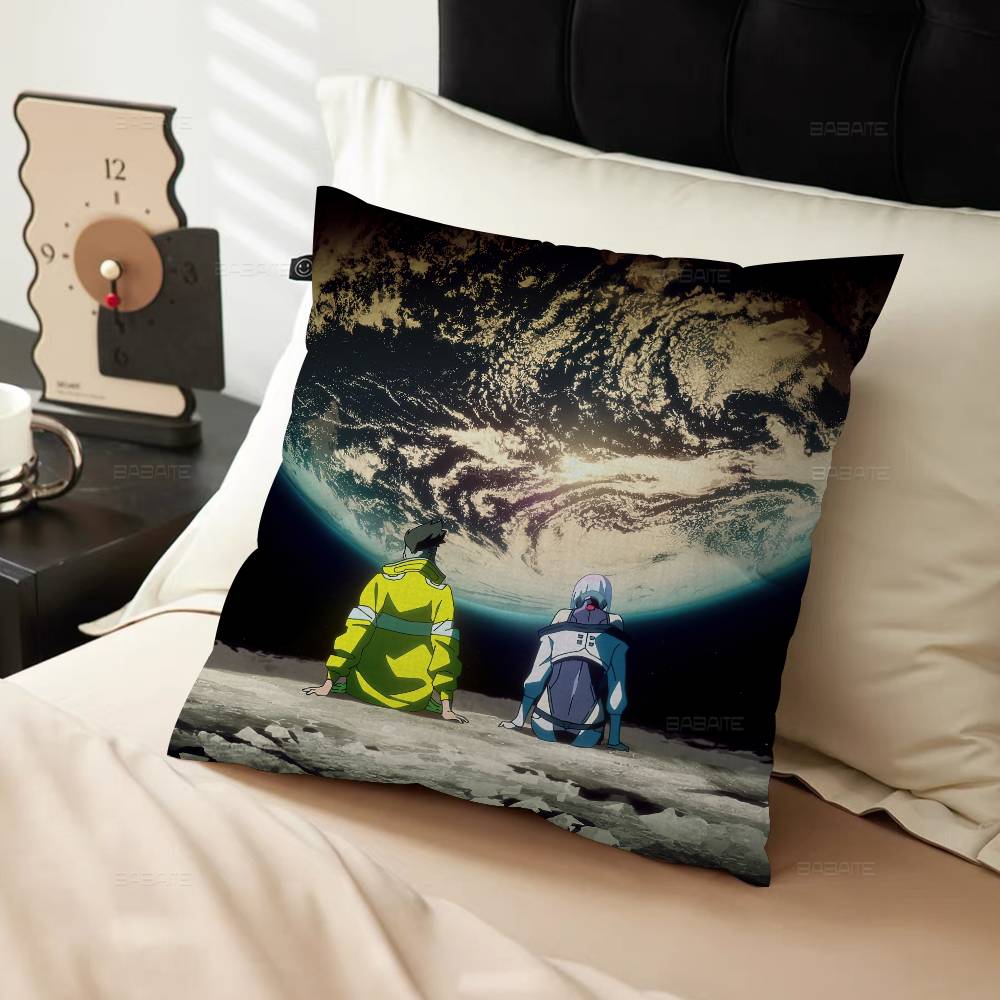 Anime C-Cyberpunk E-Edgerunners Pillow Cover Sofa Cushion Cover Home Room Decoration Children Gift