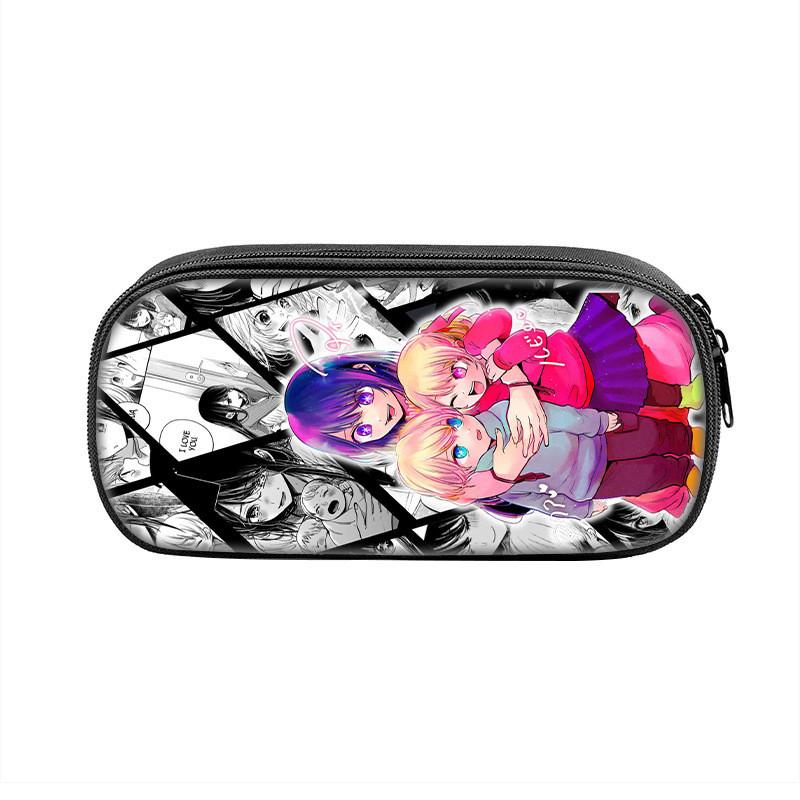 Oshi No Ko Kids Pencil Case With Large Capacity For School Storage And Stationery Organization