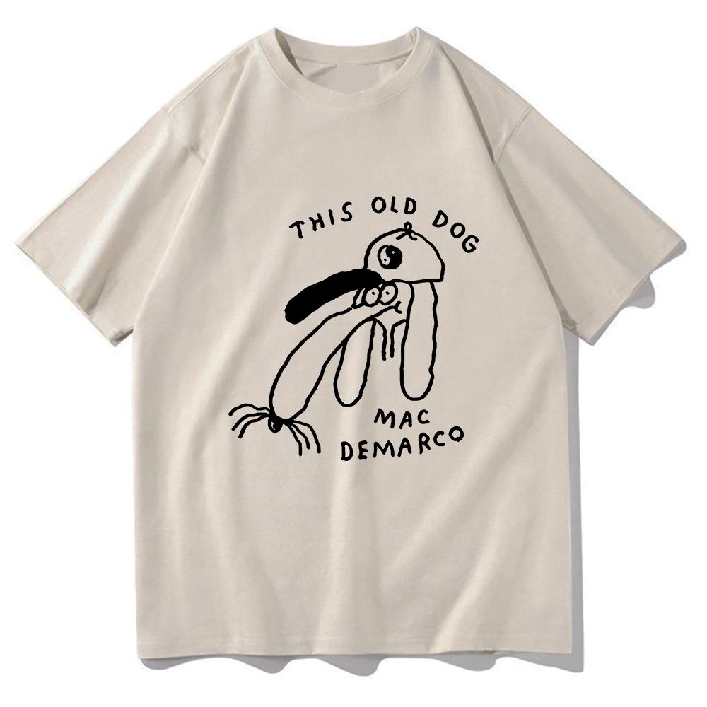 Mac  DeMarco This Old Dog Tshirt 2025 Funny Men and Women Clothing Harajuku Clothes Summer Tops Unisex Graphic T Shirts Summer
