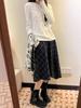 Women's Korean Style Floral Round Neck Long Sleeve T-shirt - Autumn/Winter Slimming Base Layer