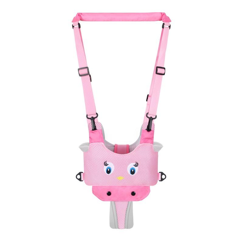 Baby Toddler Walking Harness With Breathable Mesh Adjustable Safety Leash 8-24 Months Cartoon Animal Design