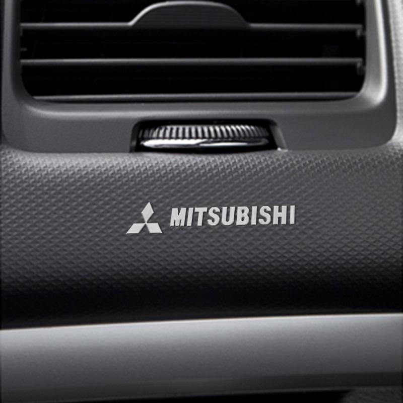 3D Metal Emblem Sticker Car Styling Interior Decoration Decals For Mitsubishi Lancer Asx Outlander Pajero l200 Galant Accessorie