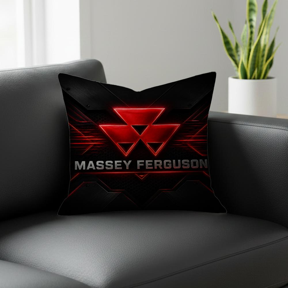 Brand Massey Ferguson Cushion Cover Natural Linen Pillowcase Set AllinOne Decor for Sofa Bedroom Chair