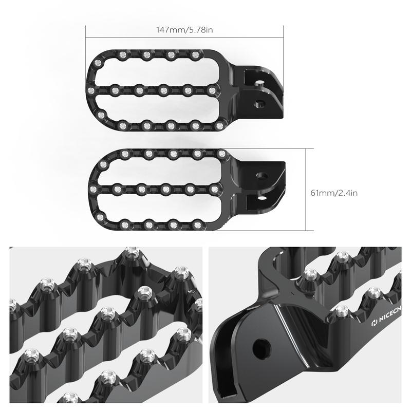 Motorcycle Large Footrests Footpeg/Brake Pedal Extension Tip for BMW R1250GS R1250 GS R 1250 GS 2019 2020 2021 2022 2023