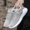 Spring New Men Casual Shoes Mesh Increased All-match Breathable Sports Shoes Sneakers Plus Sizes 38-46