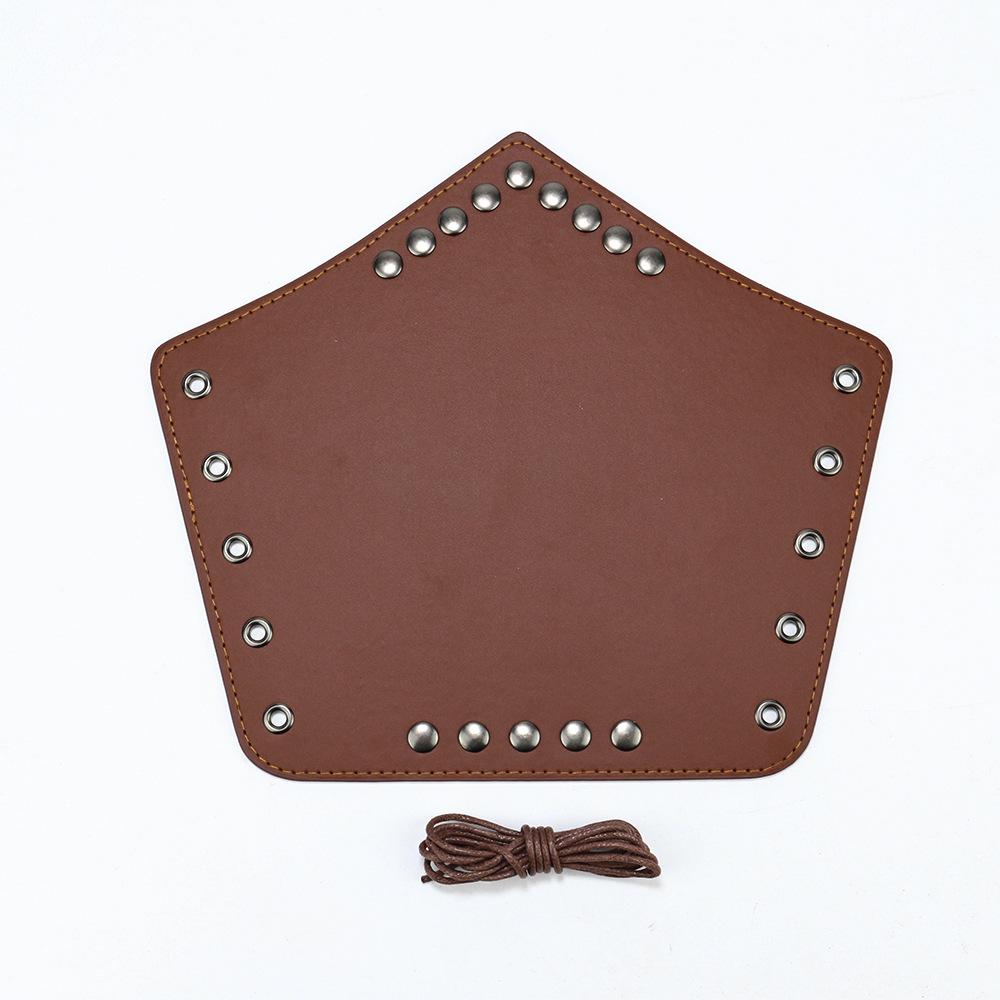 Medieval Men'S Leather Orgy Knight Belt Viking Wristband Halloween Punk Cosplay Bracer