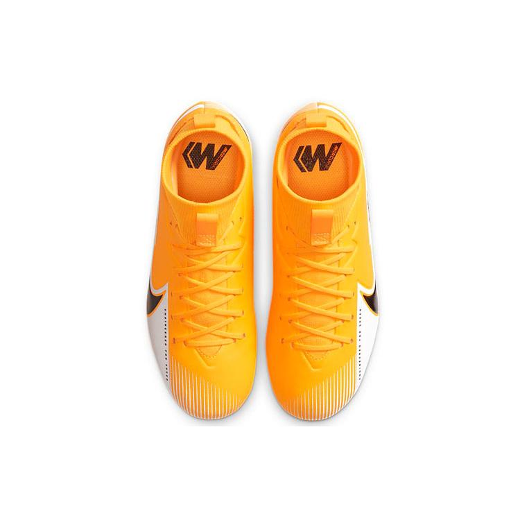 Nike Mercurial Superfly 7 Slip Resistant Cushioning Abrasion Resistant Mid Top Kids' Soccer Shoes Kids' BQ5405-801