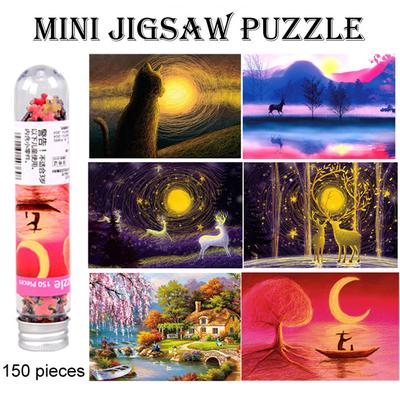 Adults Mini Circular Tube Puzzles 150 Piece Puzzle Game Children Souptoys Gift