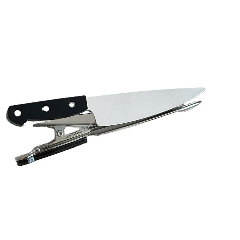 Creative Hip Hop Tableware Knife Hair Clips Girls Cosplay Party Hair Accessories for Women Punk Rock Dagger Hair Pins Hairwear