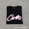 24SS Cross-border European and American trendy brand Corteiz Alcatraz red shadow letter print short-sleeved T-shirt men and women loose