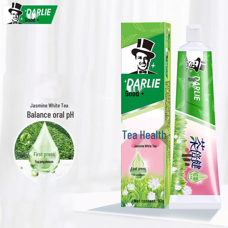

Darlie Tea Care Jasmine White Tea Toothpaste, 12-Pack