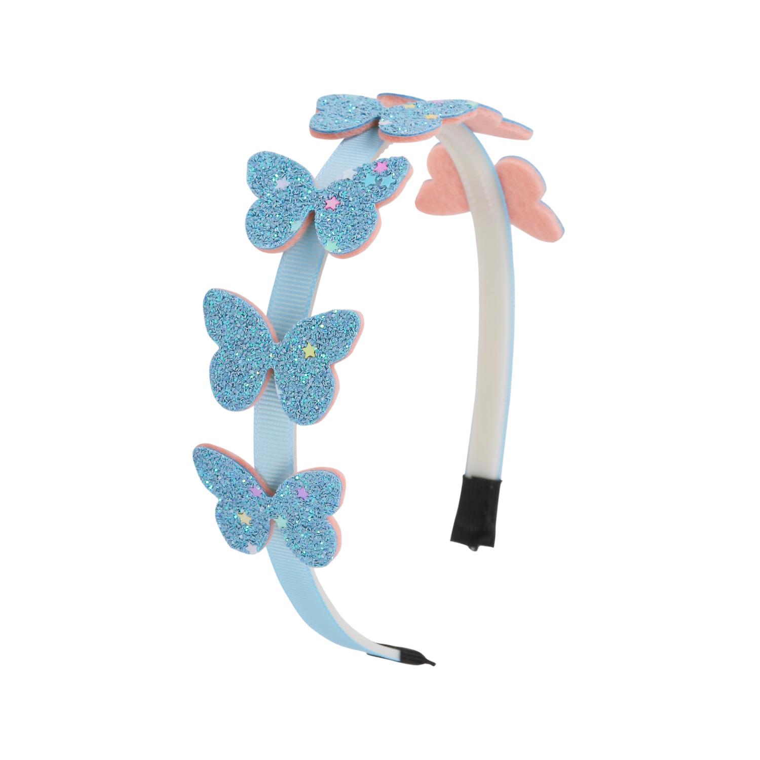 

Девочки Повязки на голову с бабочками Блестящая повязка на голову в форме бабочки Обручи для волос Пластиковые зубчики Резинки для волос Девочки Дети Вечеринка Аксессуары для волос