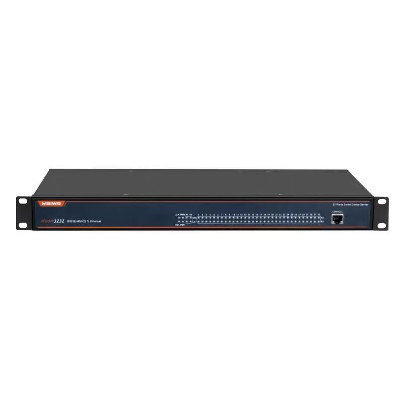 Maiwei 32-Port Industrial Serial to Dual Gigabit Ethernet Server