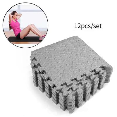 12Pcs Flooring Gym Mats and Home Gym Floor Foam Floor Mats Exercise Mat Foam Flooring Tiles