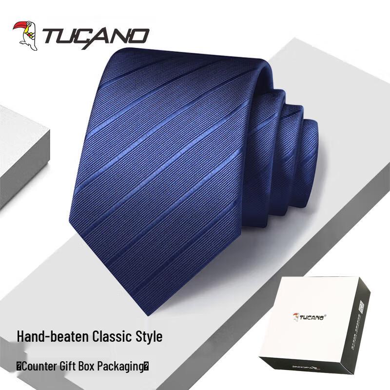 TUCANO Men s Premium Striped Formal Tie