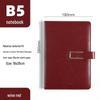 Premium Business Leather Notebook Gift Set with Custom Logo, A5/B5 Sizes, Thick Conference Notepad