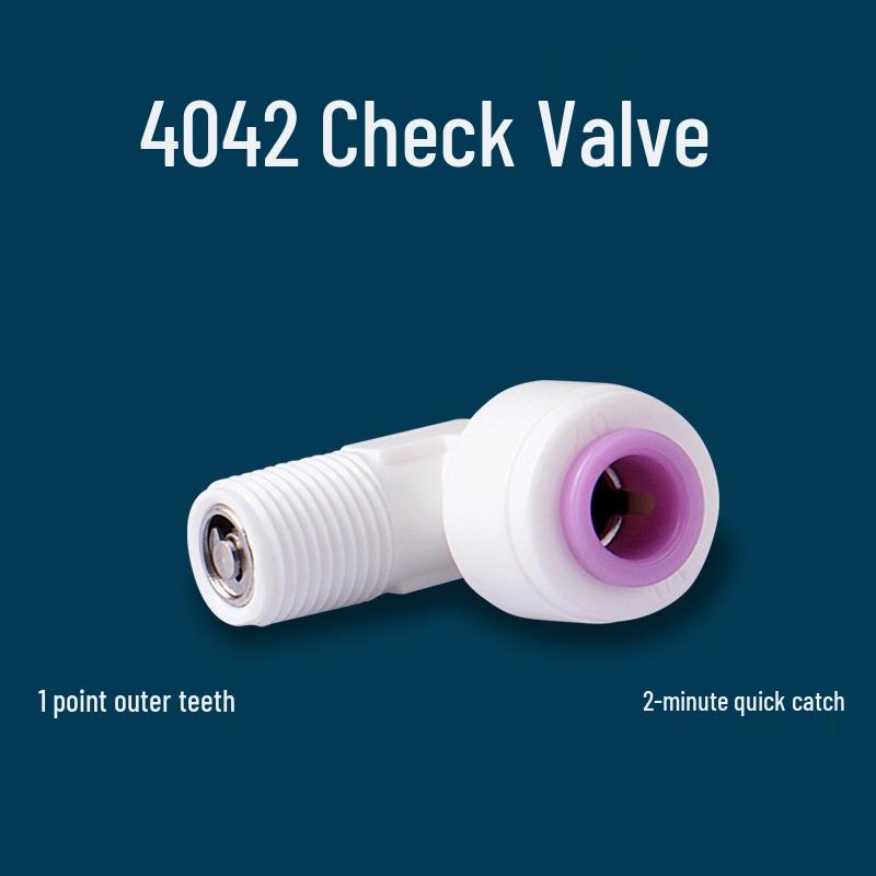 Universal Water Purifier Check Valve Elbow - Backflow Prevention