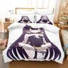Hololive Ninomae Ina'nis Bedding Set Twin Queen Size Duvet Cover Pillowcase for Boys Girls Kids Adult Home Textile