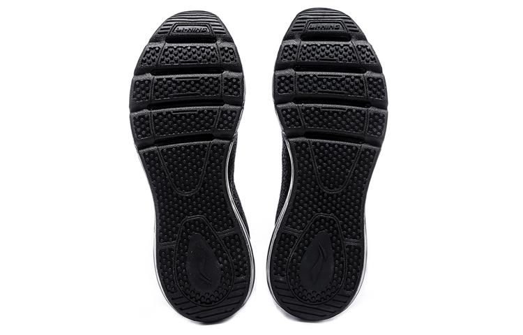 Li Ning Bubble Fabric Cushioning Slip Resistant Breathable Lightweight Low top Casual Shoes Unisex AGCN075-3