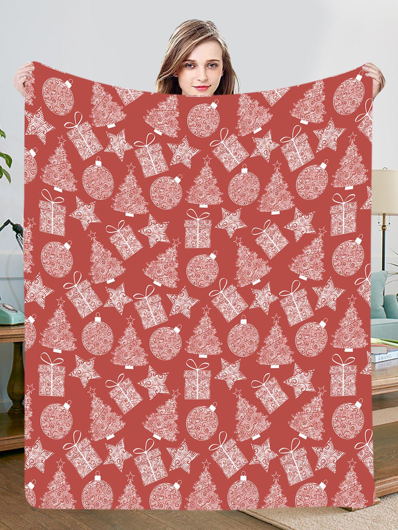 

Фланелевое одеяло с 3D рождественским принтом, мягкое, легкое, теплое для гостиной, спальни, кровати, дивана, детей, взрослых, подарки 80*120cm