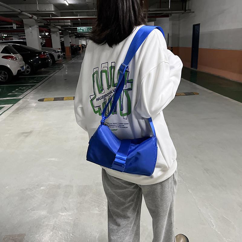 Nylon Small Square Bag With Zipper Closure For Casual Streetwear Women