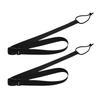 2Pcs Light Weight Ski Equipment Tie Strap Snowboard Leash with Buckle For Convenient Storage And Travel Easy to Use