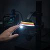 Waterproof Headlight Glasses Adjustable Goggle Light Hands-Free Headlamp Glasses  Biking