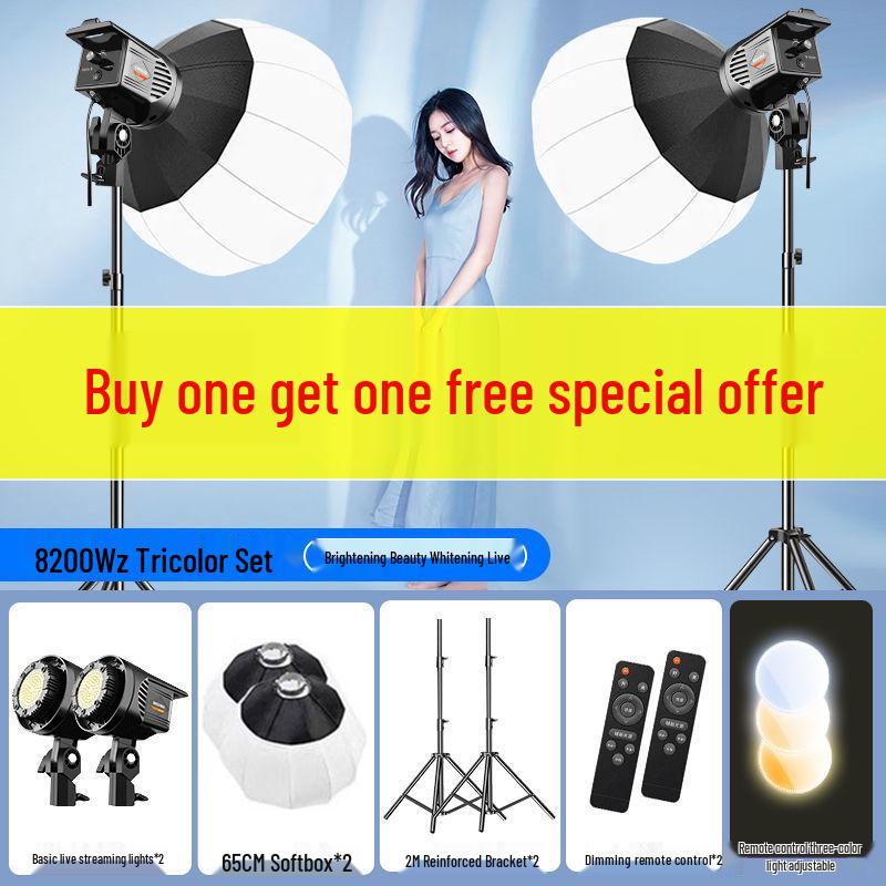 Zheyu Bright Spherical Fill Light for Indoor Live Streaming and Photography