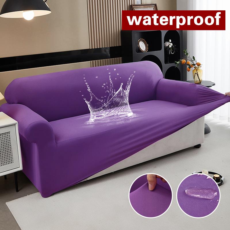 Waterproof Stretch Sofa Slipcover Non-slip Sofa Covers for Living Room Couch Cover Corner Furniture Protector for Kids, Pets